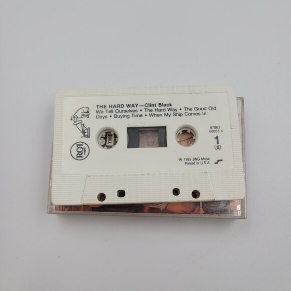Clint Black The Hard Way Cassette Tape 1992 RCA Tested Works - Picture 7 of 9